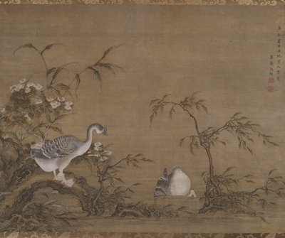 Nehir kıyısındaki kazlar by Shen Kai