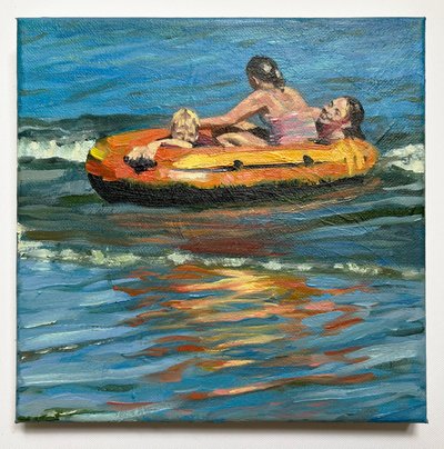Dinghy ile Sığlarda, 2021 by Sheri Gee