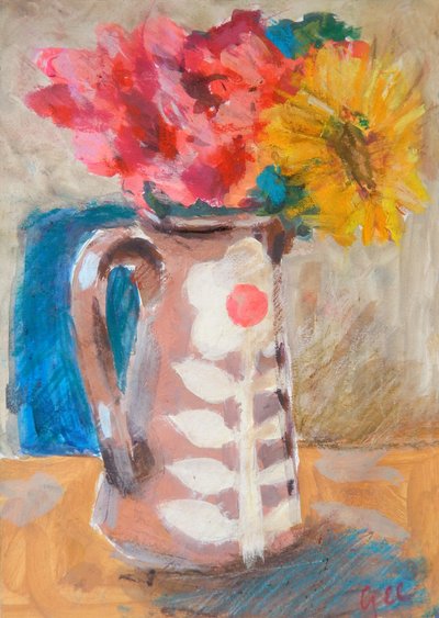 Çiçekli Sürahi, 2017 by Sheri Gee
