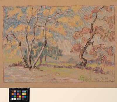İzlenimler, c.1931 (kağıt üzerinde pastel) by Sherman Trease