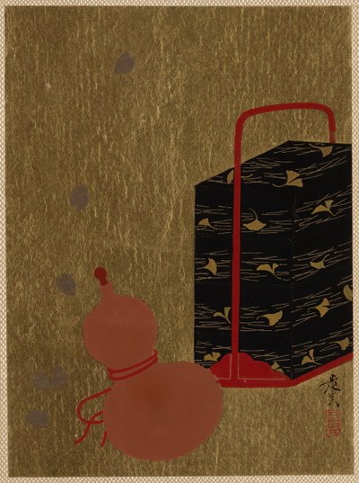Lake Kutu ve Kabak. by Shibata Zeshin