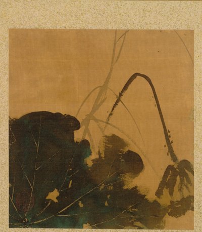 Saygıdeğer Zeshin'in Resim Albümünden Lotus by Shibata Zeshin