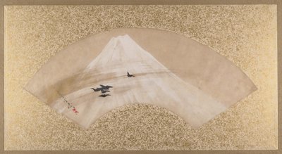 Kuşlu Dağlar, 19. yüzyılın sonlarında. by Shibata Zeshin