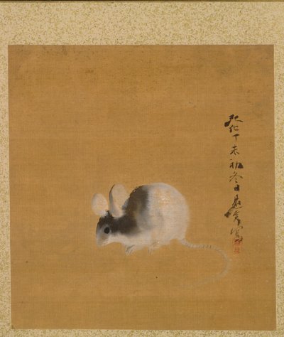 Resim Albümünden Fare by Shibata Zeshin