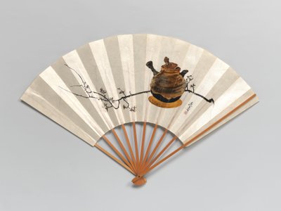Erik Dalı ve Çaydanlık. by Shibata Zeshin