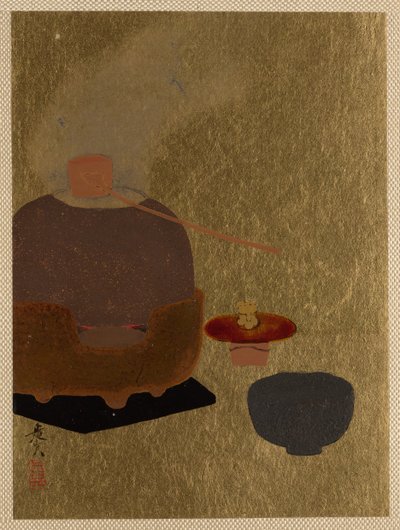 Çay Töreni Aparatı. by Shibata Zeshin