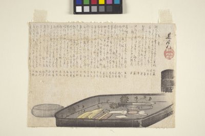 Tuvalet Seti, tarih bilinmiyor (baskı) by Shibata Zeshin