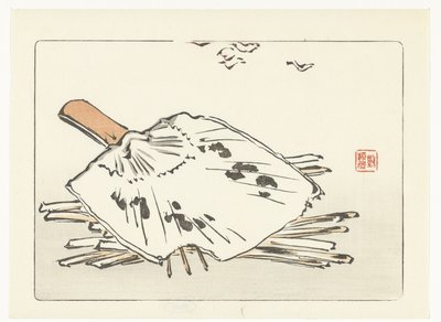 Fan ve çıra by Shibata Zeshin