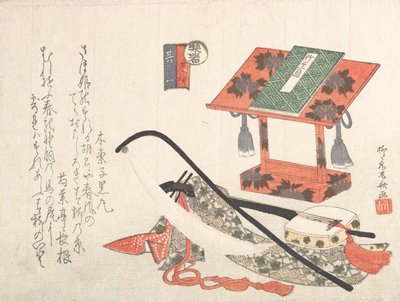 Müzik Aletleri ve Standı, 19. yüzyıl., 19. yüzyıl. by Shinsai