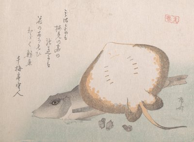 Stingray ve Gurnard, muhtemelen 1815., muhtemelen 1815. by Shinsai