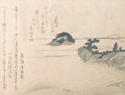 Kaplumbağa Adası ve Fujiyama, 19. yüzyıl., 19. yüzyıl. by Shinsai