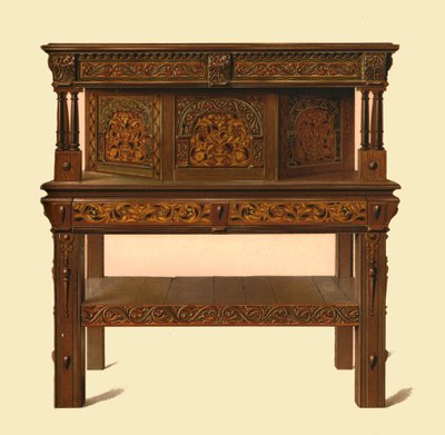 Meşe açık büfe, 1904 by Shirley Charles Llewellyn Slocombe