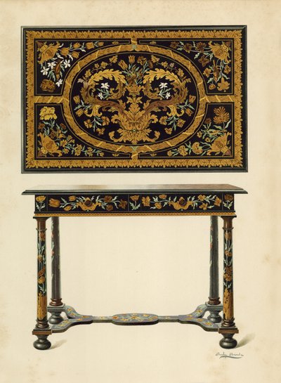 Marqueterie Kakma Tablosu, Haryngworth Lordu Zouche
