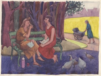 "Parkta Bir Olay", 1952. by Shirley Markham