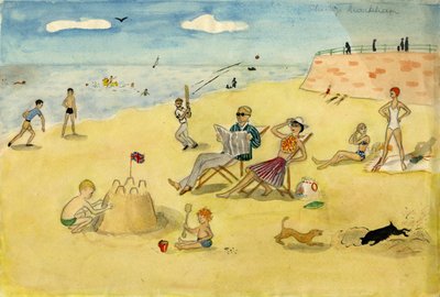 Sahil sahnesi, c1946. by Shirley Markham