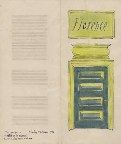 Floransa broşürü, 1952. by Shirley Markham