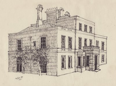 Gürcü evi, c1950. by Shirley Markham