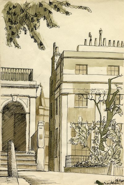 Gürcü evleri, Londra, 1950. by Shirley Markham