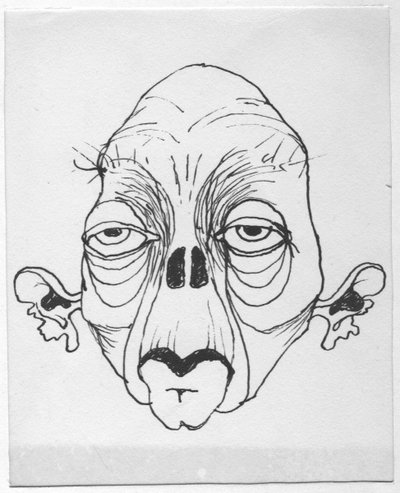 Grotesk yüz, 1952. by Shirley Markham
