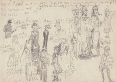Tarihsel kostüm, c1950. by Shirley Markham