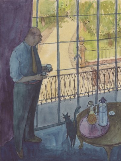 Pencereden dışarı bakan adam, 1952. by Shirley Markham