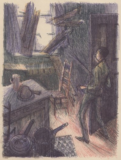 Görünmez Adam filminden bir sahne: Kırılan cam, 1953. by Shirley Markham