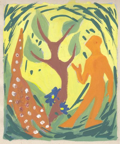 Bahar çalışması, c1950. by Shirley Markham