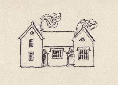 Okul Evi, Küçük Bedwyn, 1980'ler. by Shirley Markham
