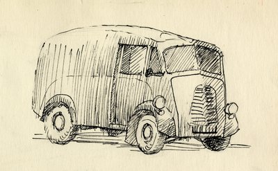 Van, 1951. by Shirley Markham