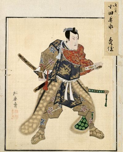 Aktör Portreleri Albümünden Yaprak, c. 1790-1810. by Shorakusai