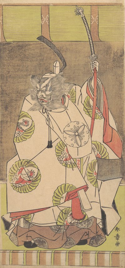 Kabuki Oyuncusu Ichikawa Danjuro IV, 12. ay, 1771. by Shunsho