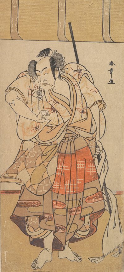 Kızgın Bir Adam Olarak İlk Onoe Kikugoro, yaklaşık. 1772. by Shunsho