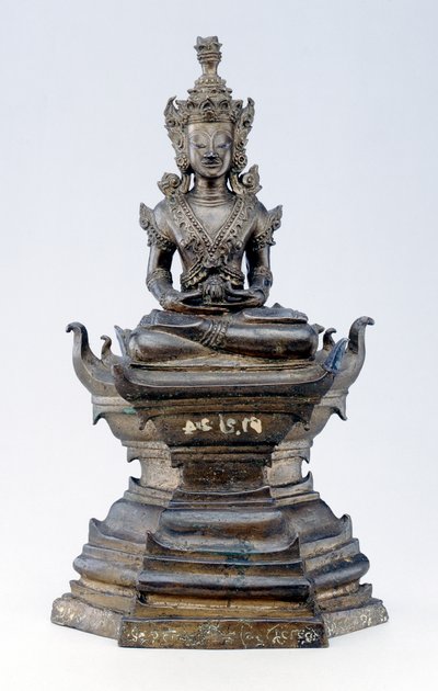 Şifacı olarak Buda, Lan Na kültürü (bronz) by Siamese School