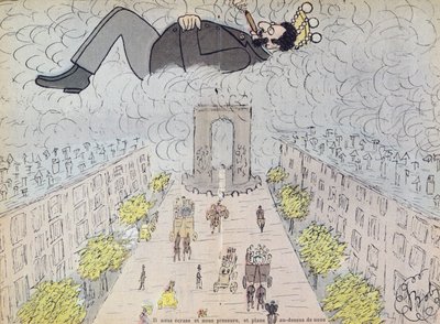 Sanatçı tarafından 'Ohe, Les Dirigeants'dan Yahudi karşıtı karikatür, 1896 by Sibylle Gabrielle de Riquetti de Mirabeau