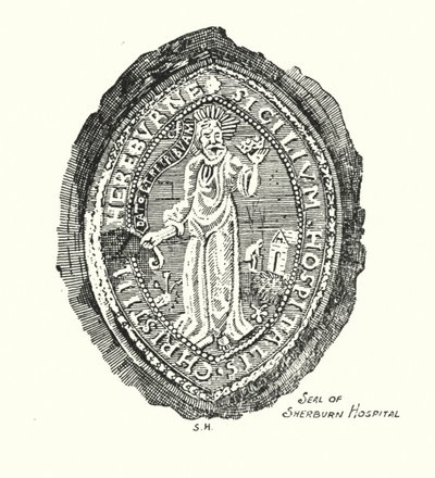 Sherburn Hastanesi Mührü (gravür) by Sidney Heath