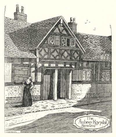 Aubrey Hastanesi, Hereford (gravür) by Sidney Heath