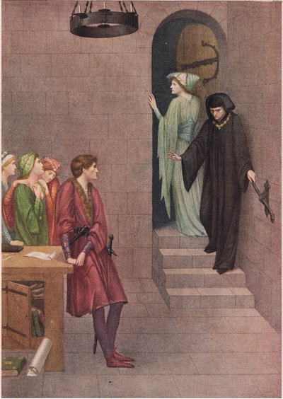 Prens Henry, Elsie ve Lucifer. "Söyleyecek bir şeyim yok, içeri girelim." by Sidney Meteyard