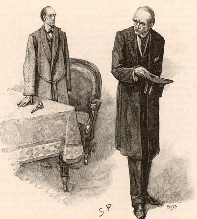 'Sherlock Holmes'un Maceraları' için İllüstrasyon by Sidney Paget