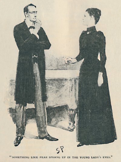 Genç Hanımların Gözlerinde Korku Gibi Bir Şey Yükseldi, 1892 by Sidney Paget