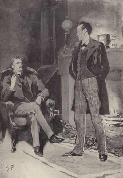 Sonra ateşin yanında durdu: Arthur Conan Doyle (lito) tarafından Sherlock Holmes gizemi Bohemya
