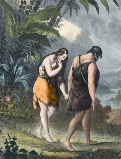 Adem ve Havva cennetten kovuldu by Siegfried Detler Bendixen