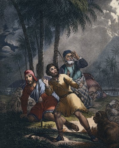 Mesih Yahudi Çobanlara duyurdu by Siegfried Detler Bendixen