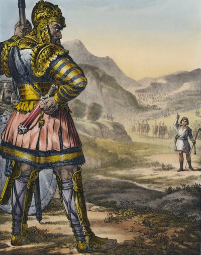 David ve Goliath by Siegfried Detler Bendixen