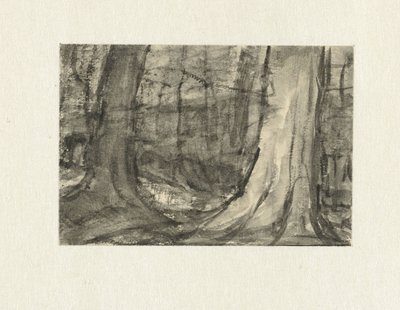Ağaçlar arasında yüz by Sientje Mesdag van Houten