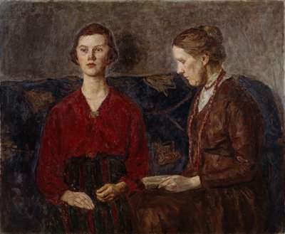 Anne ve kızı by Signe Scheel