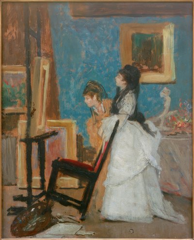 Stüdyo ziyareti by Silvestro Lega