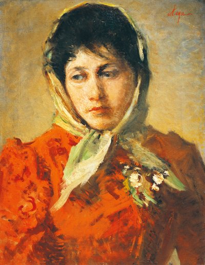 La scellerata (Kötü kadın), Silvestro Lega (1826-1895), tuval üzerine yağlı boya, 50x38 cm by Silvestro Lega