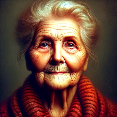 Elizabeth-quot;Yapay zeka şeklindeki yaşam yılları: zamansızlığın portreleriquot; by Silvia Martini