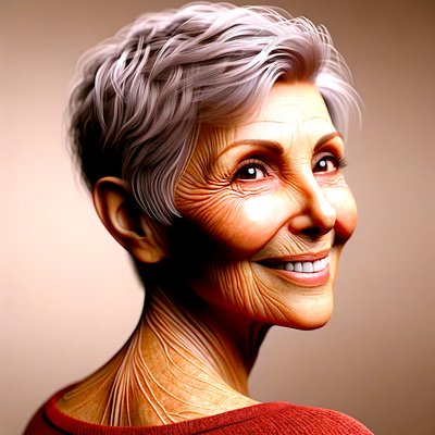 Margaret-quot;Yapay Zeka Şekilli Yaşam Yılları: Zamansızlığın Portreleriquot; by Silvia Martini