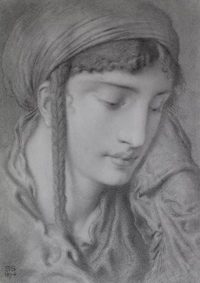 İbrani bir kız by Simeon Solomon